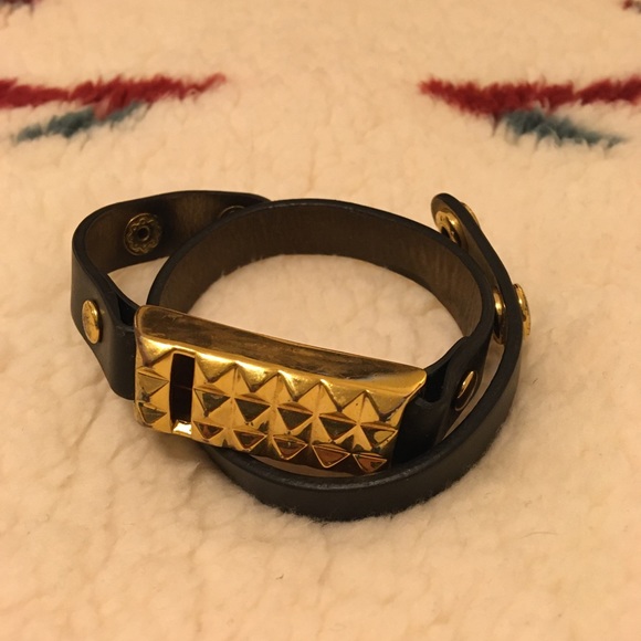 Bezels & Bytes Fitbit Flex Leather Studded Bracelet - Picture 2 of 4